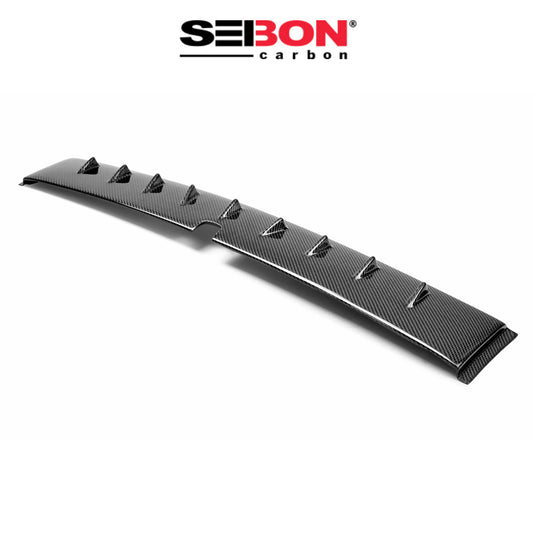 2008-2015年式 三菱 ランサーエボリューション用 セイボンカーボン カーボンファイバー ルーフフィンスポイラー Seibon Carbon Carbon Fiber Roof Fin Spoiler For 2008-2015 Mitsubishi Lancer EVO X (With Antenna Base 5x6 Cm, No Sound Package, No Sunroof) (送料無料)