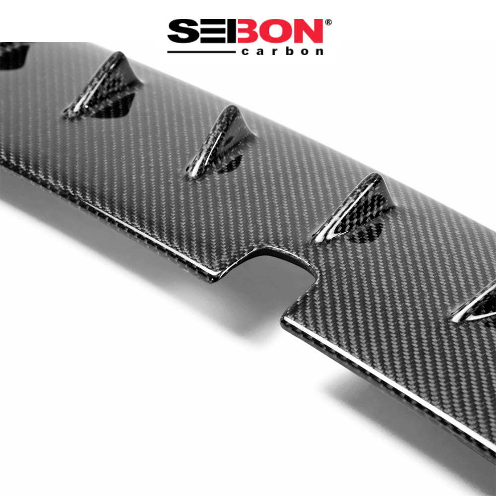 2008-2015年式 三菱 ランサーエボリューション用 セイボンカーボン カーボンファイバー ルーフフィンスポイラー Seibon Carbon Carbon Fiber Roof Fin Spoiler For 2008-2015 Mitsubishi Lancer EVO X (With Antenna Base 5x6 Cm, No Sound Package, No Sunroof) (送料無料)