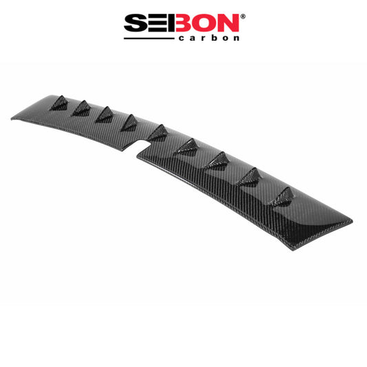 2008-2015年式 三菱 ランサーエボリューション用 セイボンカーボン カーボンファイバー ルーフフィンスポイラー Seibon Carbon Carbon Fiber Roof Fin Spoiler For 2008-2015 Mitsubishi Lancer EVO X (Sound Package, No Sunroof) Antenna Base 5x9 Cm (送料無料)