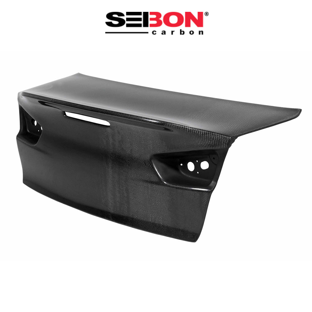 2008-2015年式 三菱 ランサーエボリューション用 セイボンカーボン カーボンファイバー CSL-スタイル トランクカバー Seibon Carbon CSL-Style Carbon Fiber Trunk Lid For 2008-2015 Mitsubishi Lancer EVO (送料無料)