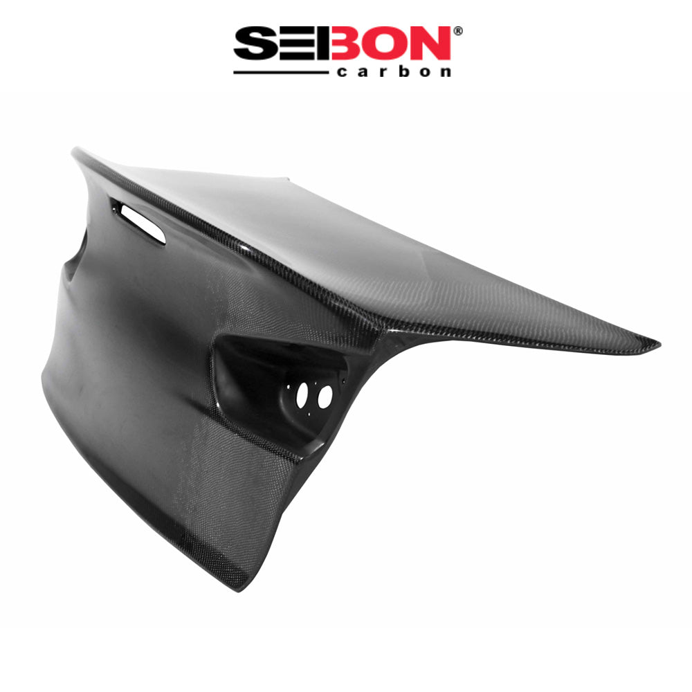 2008-2015年式 三菱 ランサーエボリューション用 セイボンカーボン カーボンファイバー CSL-スタイル トランクカバー Seibon Carbon CSL-Style Carbon Fiber Trunk Lid For 2008-2015 Mitsubishi Lancer EVO (送料無料)