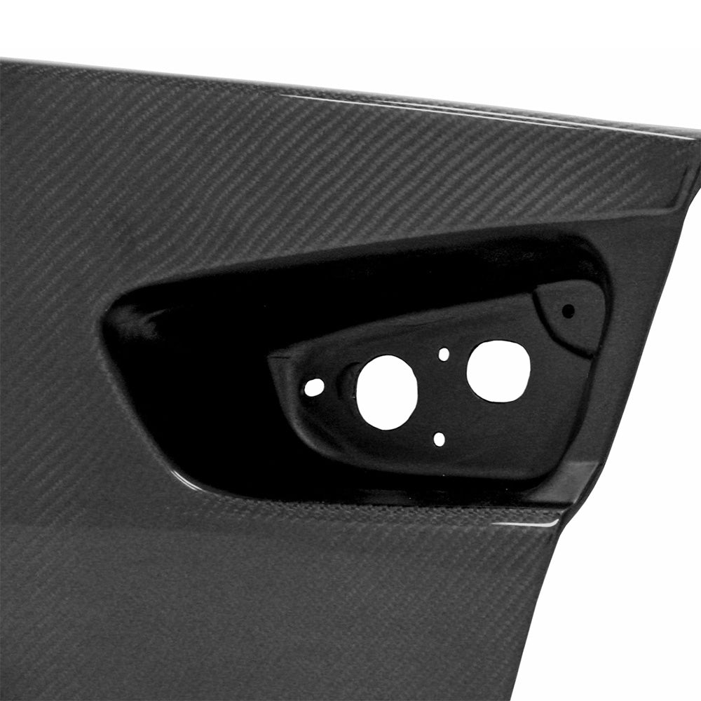 2008-2015年式 三菱 ランサーエボリューション用 セイボンカーボン カーボンファイバー OEMスタイル トランクカバー Seibon Carbon OEM-Style Carbon Fiber Trunk Lid For 2008-2015 Mitsubishi Lancer EVO X (送料無料)