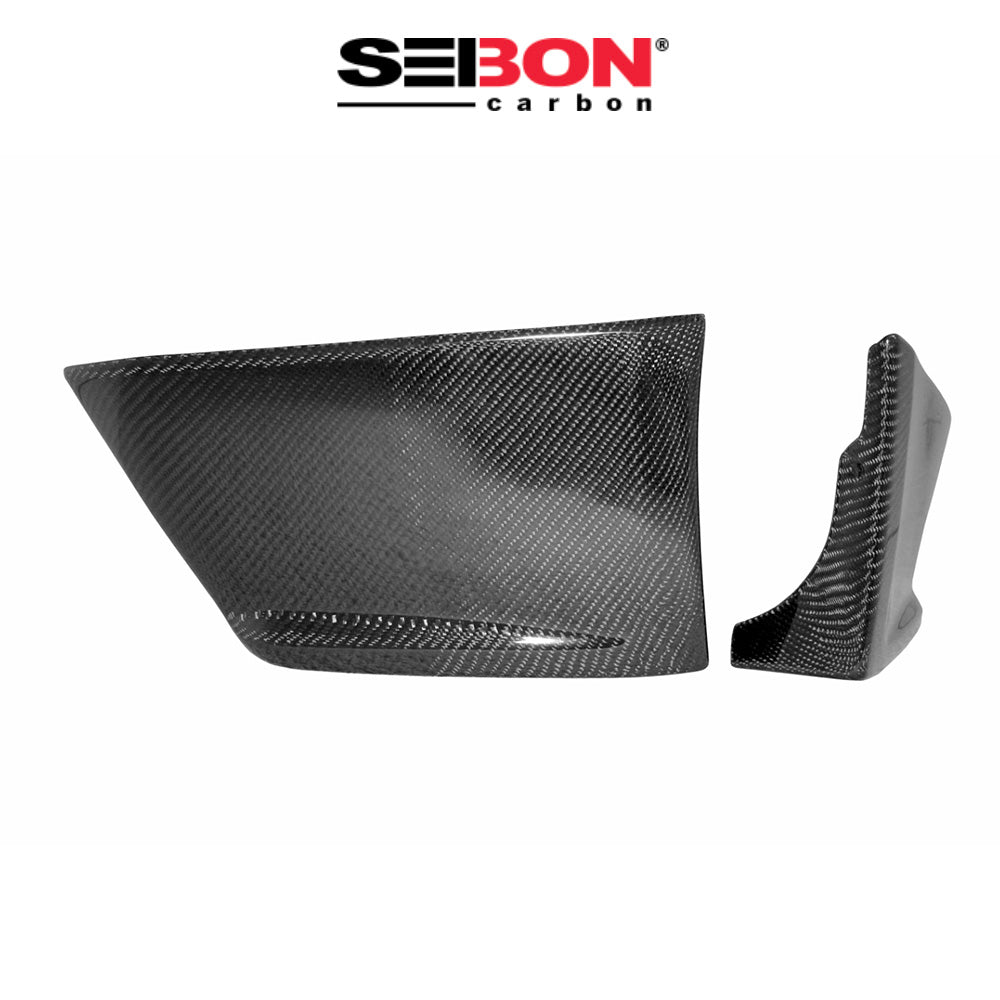 2008-2015年式 三菱 ランサーエボリューション用 セイボンカーボン カーボンファイバー OEMスタイル リアリップ Seibon Carbon OEM-Style Carbon Fiber Rear Lip For 2008-2015 Mitsubishi Lancer EVO X (送料無料)