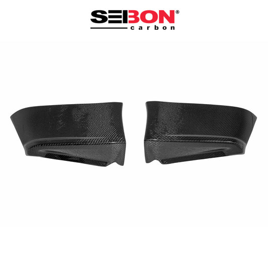 2008-2015年式 三菱 ランサーエボリューション用 セイボンカーボン カーボンファイバー OEMスタイル リアリップ Seibon Carbon OEM-Style Carbon Fiber Rear Lip For 2008-2015 Mitsubishi Lancer EVO X (送料無料)