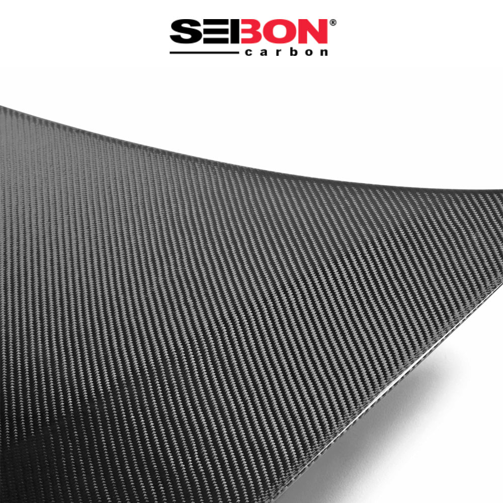 2012年式 ホンダ シビック セダン用 セイボンカーボン 純正スタイル カーボンファイバー製ボンネット　Seibon Carbon OEM-Style Carbon Fiber Hood For 2012-2013 Honda Civic 2DR And 2012 Honda Civic 4DR (消費税、送料込み)