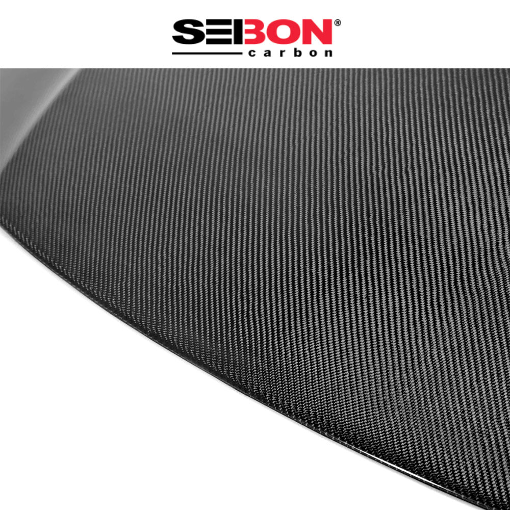 2012年式 ホンダ シビック セダン用 セイボンカーボン 純正スタイル カーボンファイバー製ボンネット　Seibon Carbon OEM-Style Carbon Fiber Hood For 2012-2013 Honda Civic 2DR And 2012 Honda Civic 4DR (消費税、送料込み)