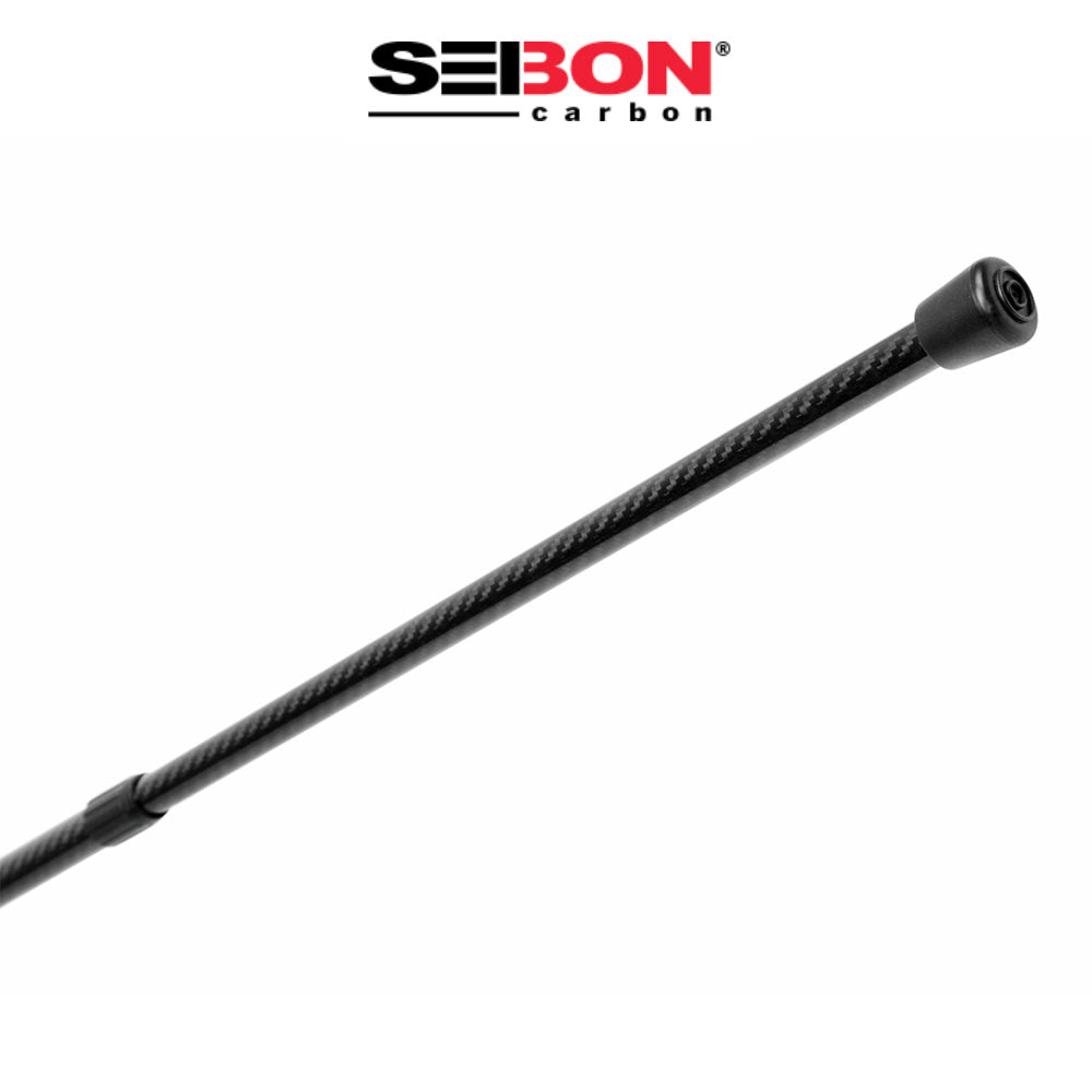 2020-2026年式 トヨタ GRスープラ用 セイボンカーボン カーボンファイバーフードプロップ(SEIBON ロゴ入り)　Carbon Fiber Hood Prop With Seibon Logo For 2020-2026 Toyota GR Supra (送料無料)