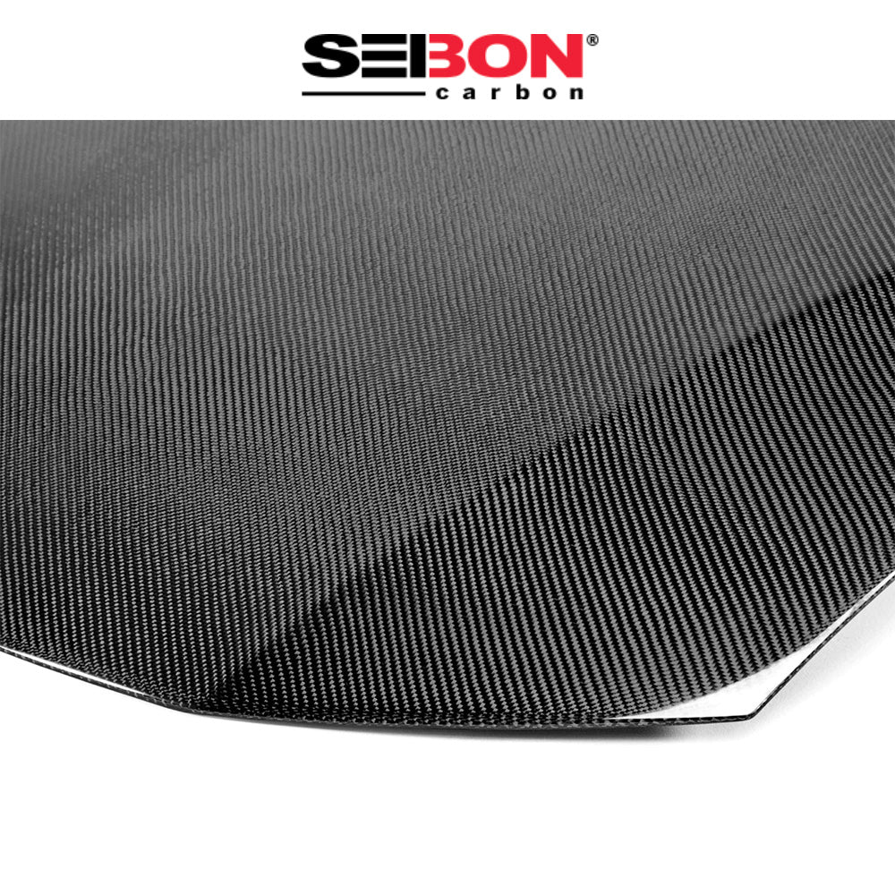 2012年式 ホンダ シビック セダン用 セイボンカーボン 純正スタイル カーボンファイバー製ボンネット　Seibon Carbon OEM-Style Carbon Fiber Hood For 2012-2013 Honda Civic 2DR And 2012 Honda Civic 4DR (消費税、送料込み)