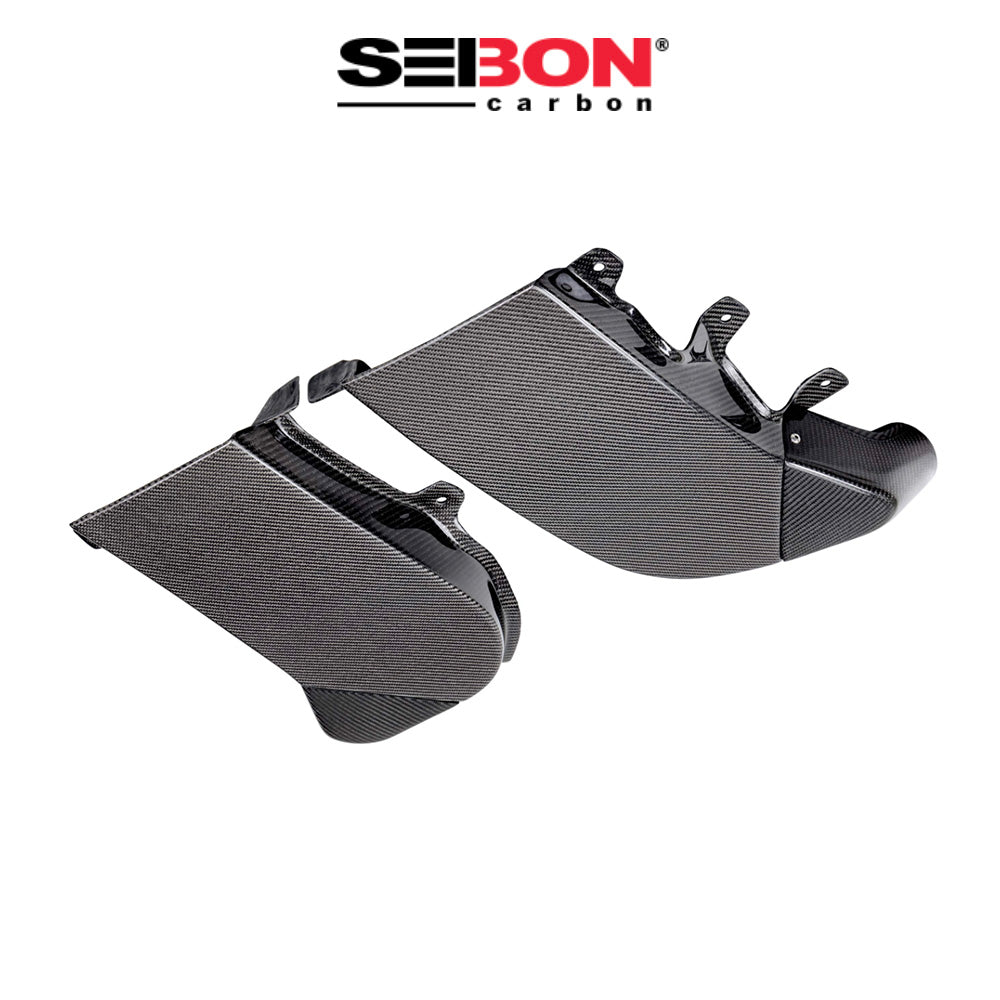 2023-2025年式 日産 フェアレディ Z用 セイボンカーボン カーボンファイバー クーリングダクトセット Seibon Carbon Carbon Fiber Brake Cooling Duct For 2023-2025 Nissan Z (送料無料)