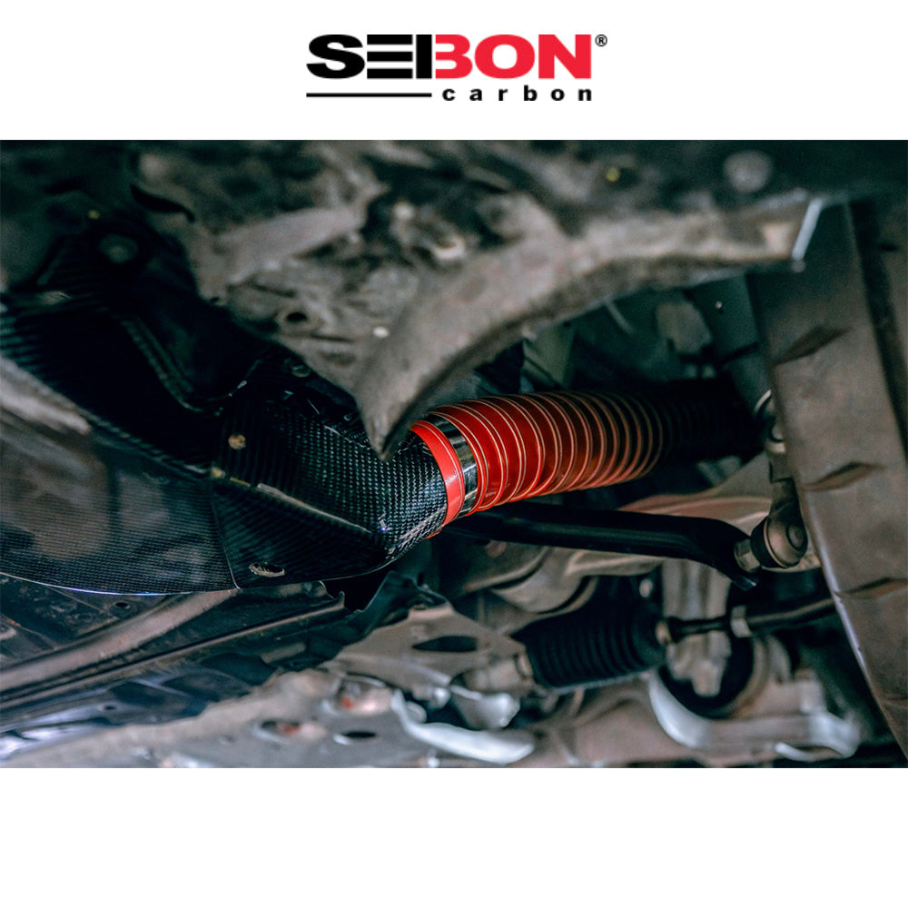 2023-2025年式 日産 フェアレディ Z用 セイボンカーボン カーボンファイバー クーリングダクトセット Seibon Carbon Carbon Fiber Brake Cooling Duct For 2023-2025 Nissan Z (送料無料)