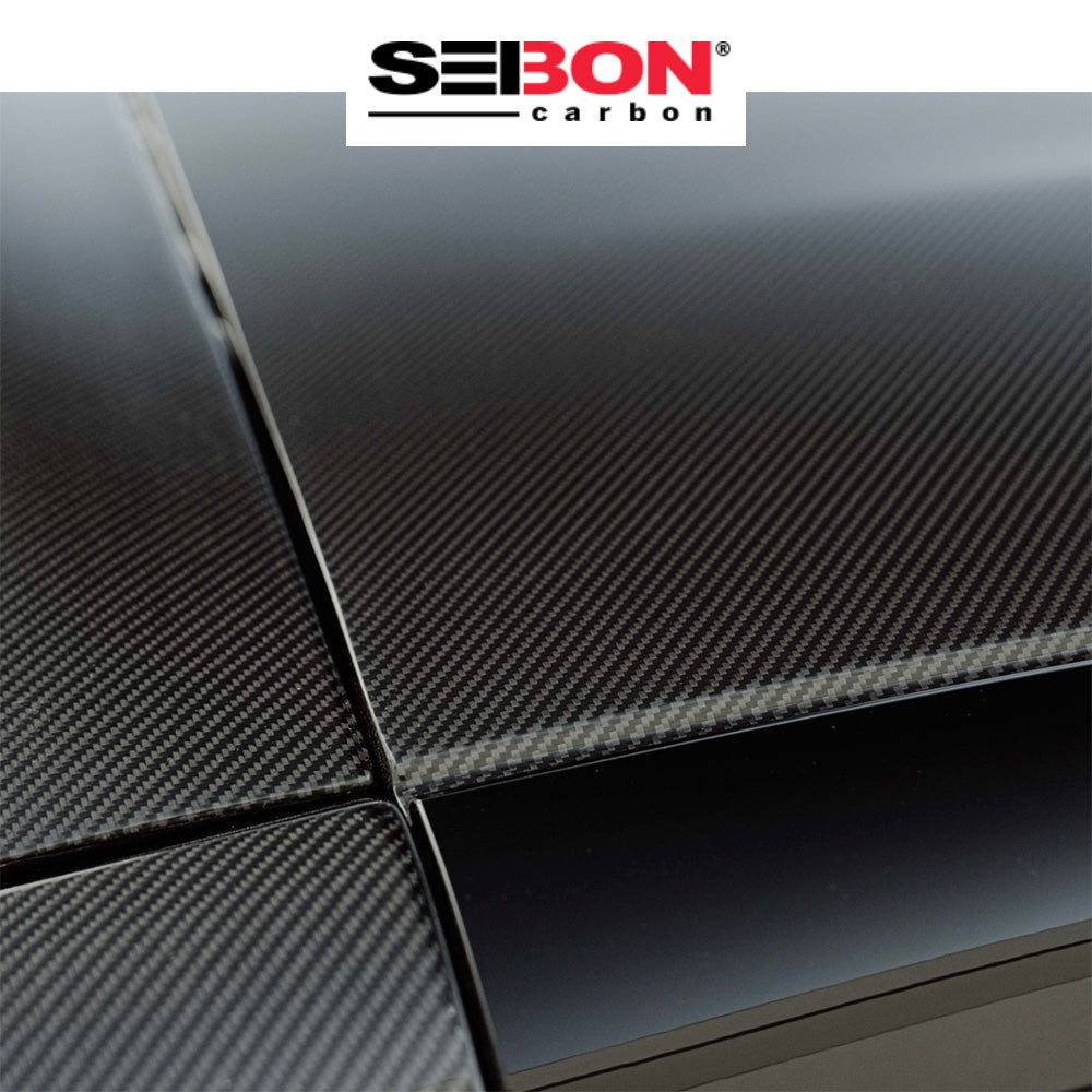 2023-2025年式 日産 フェアレディ Z用 セイボンカーボン ドライカーボンファイバー製ルーフ(グロス) Seibon Carbon Dry Carbon Fiber Roof For 2023-2025 Nissan Z - Gloss (送料無料)