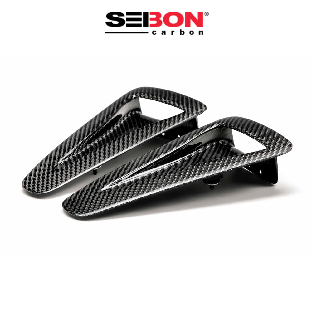 2009-2024年式 日産 GT-R用 セイボンカーボン 純正スタイルのカーボンファイバー製エアダクト Seibon Carbon OEM-Style Carbon Fiber Air Duct For 2009-2024 Nissan GT-R (送料無料)