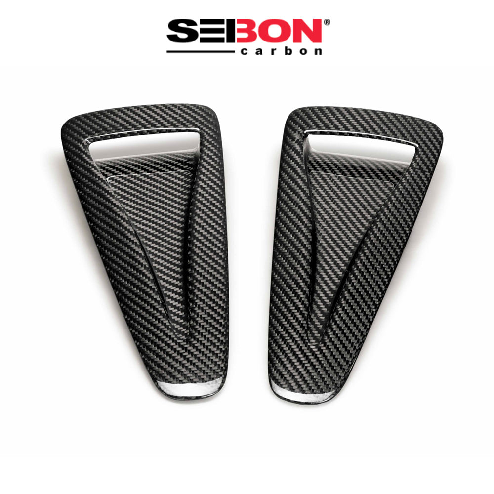 2009-2024年式 日産 GT-R用 セイボンカーボン 純正スタイルのカーボンファイバー製エアダクト Seibon Carbon OEM-Style Carbon Fiber Air Duct For 2009-2024 Nissan GT-R (送料無料)
