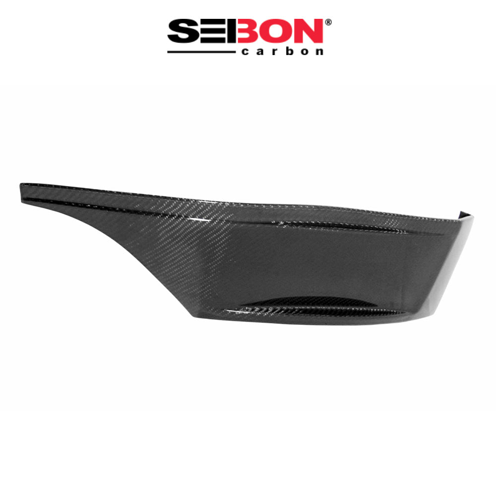 2009-2020年式 日産 フェアレディZ用 セイボンカーボン SRスタイル カーボンファイバー製リアリップ Seibon Carbon SR-Style Carbon Fiber Rear Lip For 2009-2020 Nissan 370Z (消費税、送料込み)
