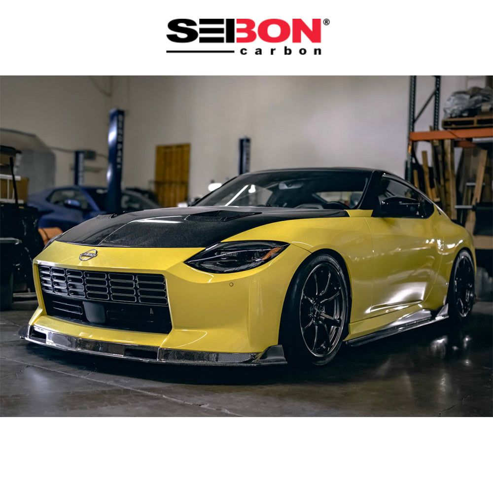 2023-2025年式 日産 フェアレディ Z用 セイボンカーボン カーボンファイバー MBスタイル フロントリップ Seibon Carbon MB-Style Carbon Fiber Front Lip For 2023-2025 Nissan Z (送料無料)