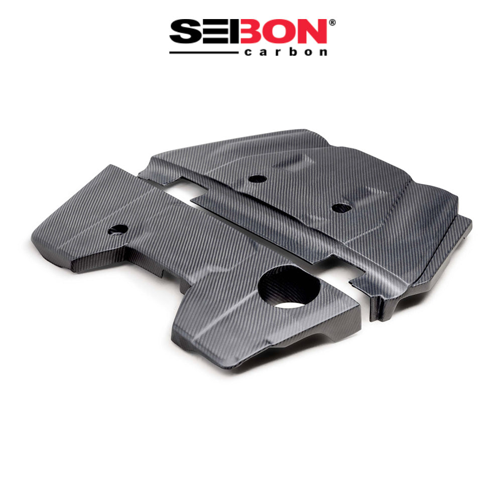 2023-2025年式 日産 フェアレディ Z用 セイボンカーボン マットカーボンファイバー エンジンカバー Seibon Carbon Carbon Fiber Engine Cover For 2023-2025 Nissan Z - Matte (送料無料)