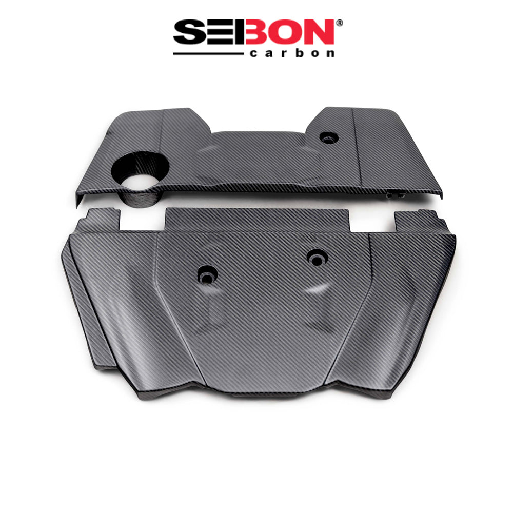 2023-2025年式 日産 フェアレディ Z用 セイボンカーボン マットカーボンファイバー エンジンカバー Seibon Carbon Carbon Fiber Engine Cover For 2023-2025 Nissan Z - Matte (送料無料)