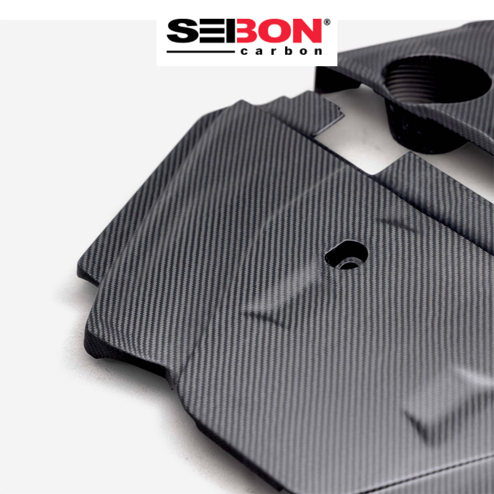 2023-2025年式 日産 フェアレディ Z用 セイボンカーボン マットカーボンファイバー エンジンカバー Seibon Carbon Carbon Fiber Engine Cover For 2023-2025 Nissan Z - Matte (送料無料)