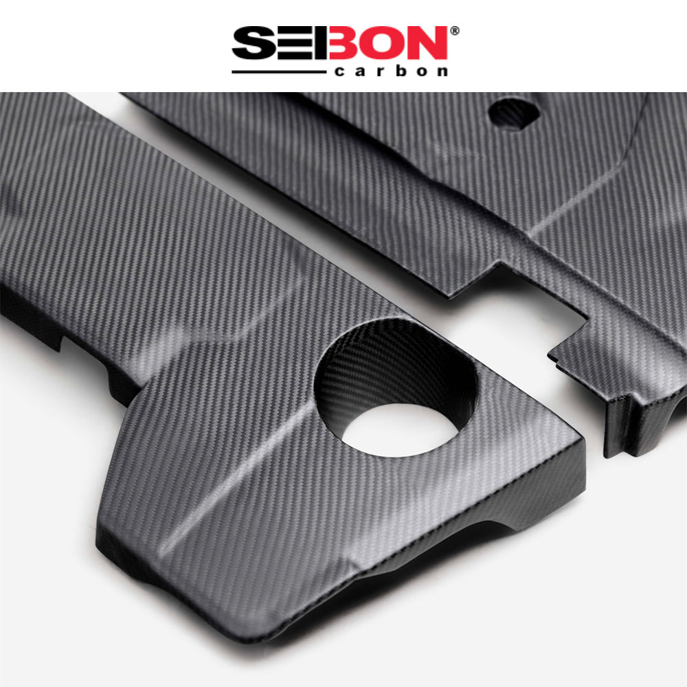2023-2025年式 日産 フェアレディ Z用 セイボンカーボン マットカーボンファイバー エンジンカバー Seibon Carbon Carbon Fiber Engine Cover For 2023-2025 Nissan Z - Matte (送料無料)