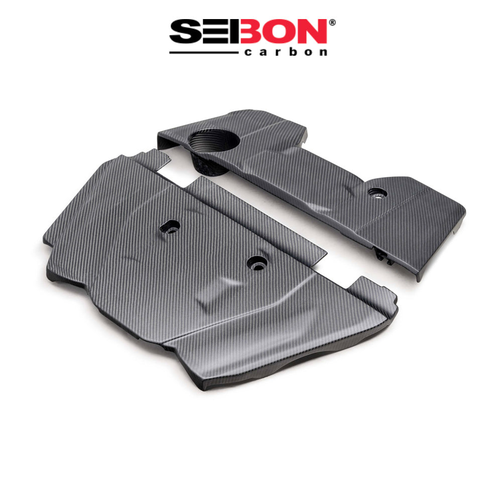 2023-2025年式 日産 フェアレディ Z用 セイボンカーボン マットカーボンファイバー エンジンカバー Seibon Carbon Carbon Fiber Engine Cover For 2023-2025 Nissan Z - Matte (送料無料)