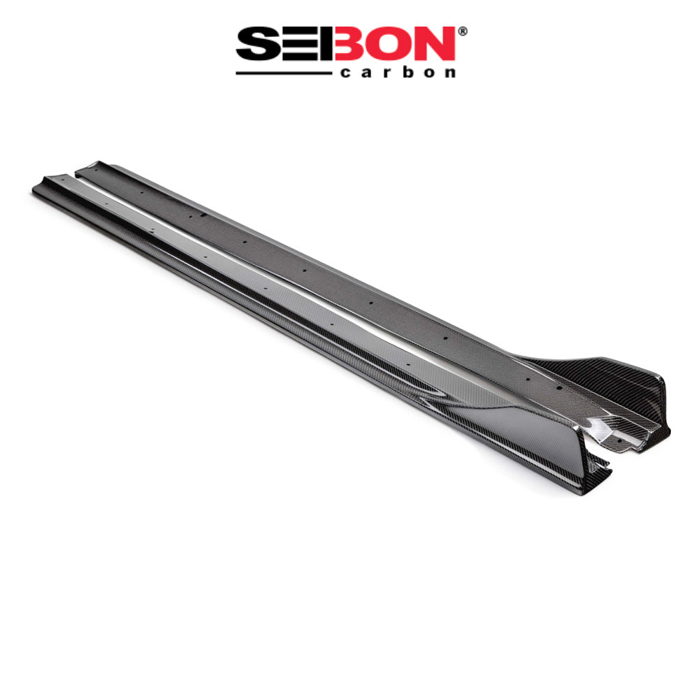 2023-2025年式 日産 フェアレディ Z用 セイボンカーボン カーボンファイバー MBスタイル サイドスカートセット Seibon Carbon MB-Style Carbon Fiber Side Skirts For 2023-2025 Nissan Z (送料無料)