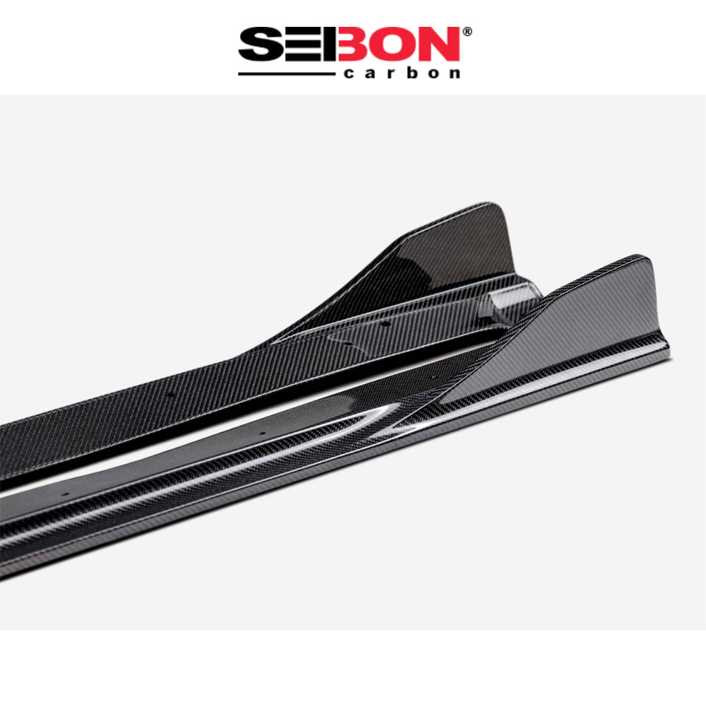 2023-2025年式 日産 フェアレディ Z用 セイボンカーボン カーボンファイバー MBスタイル サイドスカートセット Seibon Carbon MB-Style Carbon Fiber Side Skirts For 2023-2025 Nissan Z (送料無料)