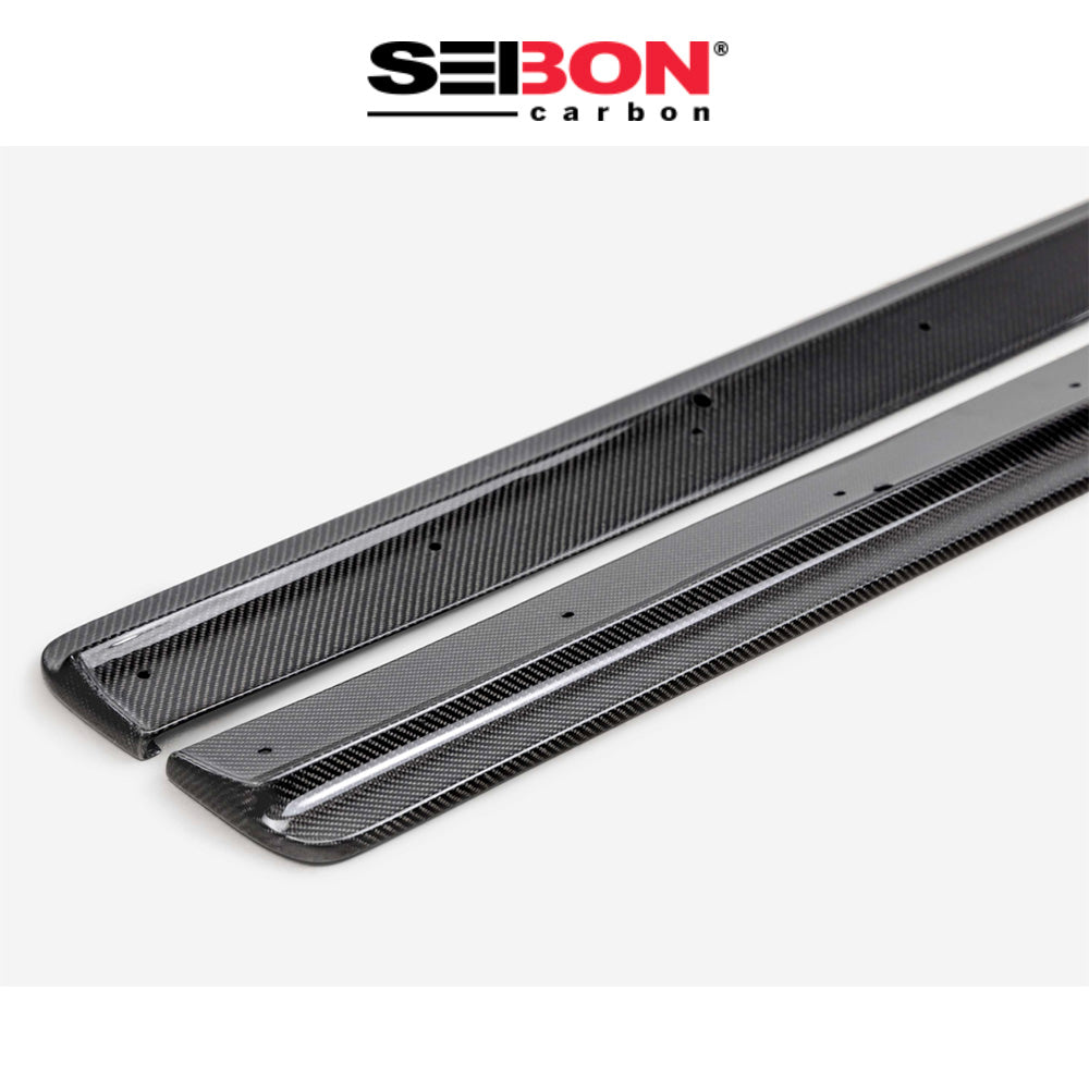 2023-2025年式 日産 フェアレディ Z用 セイボンカーボン カーボンファイバー MBスタイル サイドスカートセット Seibon Carbon MB-Style Carbon Fiber Side Skirts For 2023-2025 Nissan Z (送料無料)