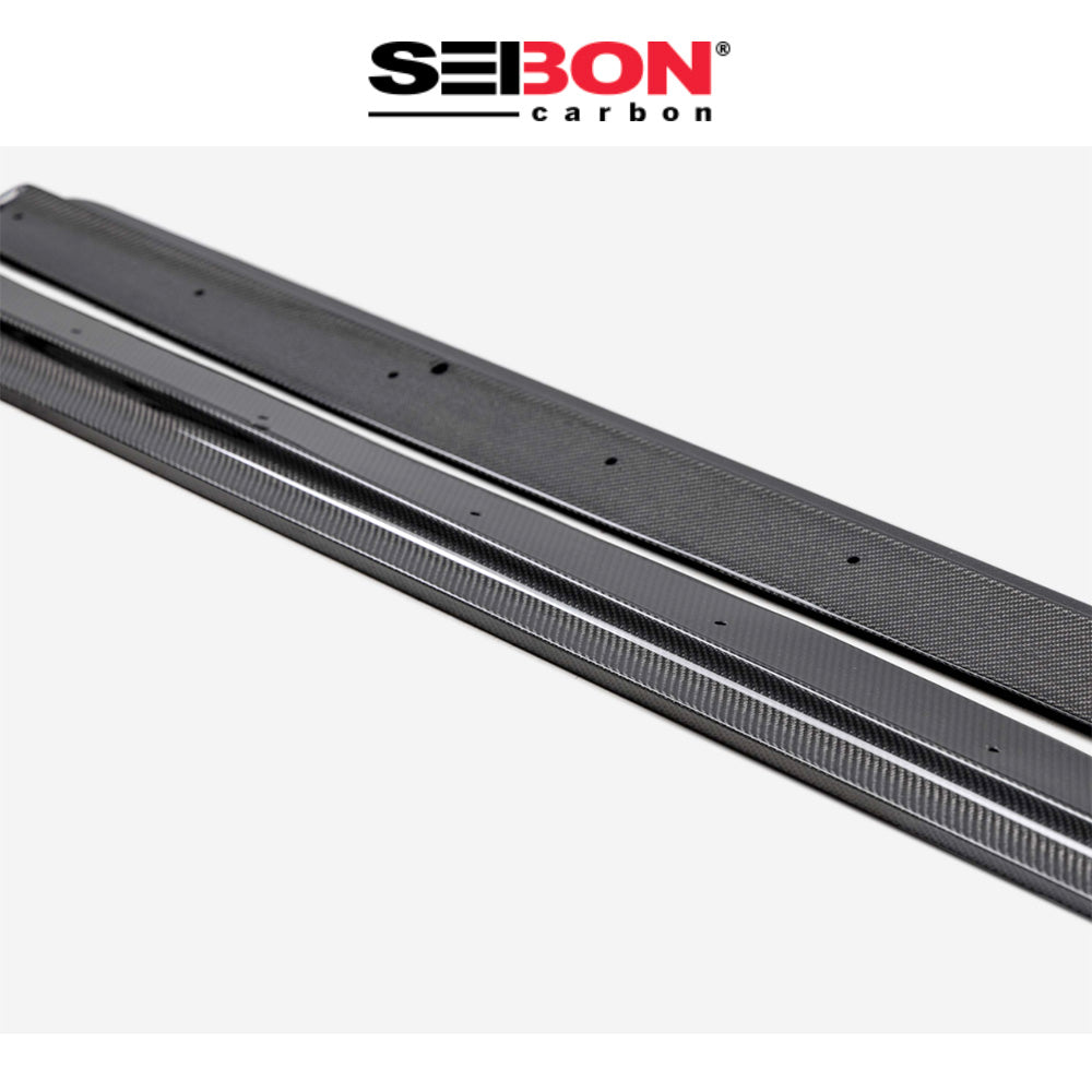 2023-2025年式 日産 フェアレディ Z用 セイボンカーボン カーボンファイバー MBスタイル サイドスカートセット Seibon Carbon MB-Style Carbon Fiber Side Skirts For 2023-2025 Nissan Z (送料無料)