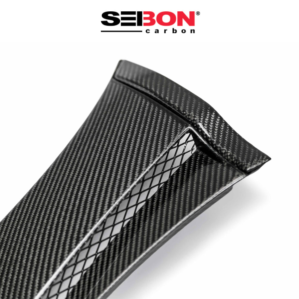 2008-2014年式 スバル WRX 用 セイボンカーボン カーボンファイバー フェンダーキャップセット Seibon Carbon Carbon Fiber Fender Caps For 2008-2014 Subaru STi / 2011-2014 WRX (送料無料)