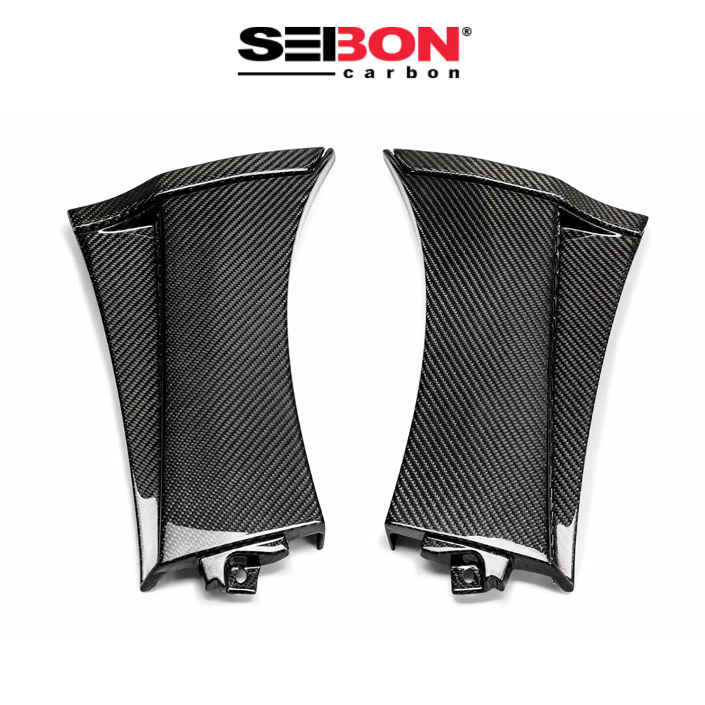 2008-2014年式 スバル WRX 用 セイボンカーボン カーボンファイバー フェンダーキャップセット Seibon Carbon Carbon Fiber Fender Caps For 2008-2014 Subaru STi / 2011-2014 WRX (送料無料)