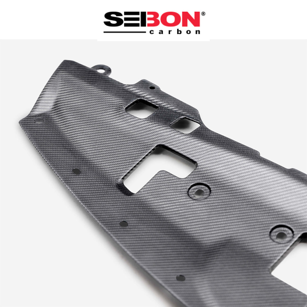 2023-2025年式 日産 フェアレディ Z用 セイボンカーボン マットカーボンファイバー クーリングパネル Seibon Carbon Carbon Fiber Cooling Plate For 2023-2025 Nissan Z - Matte (送料無料)