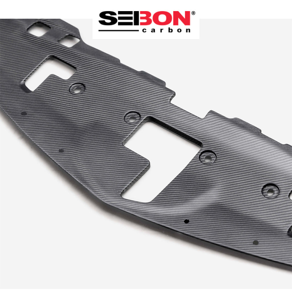 2023-2025年式 日産 フェアレディ Z用 セイボンカーボン マットカーボンファイバー クーリングパネル Seibon Carbon Carbon Fiber Cooling Plate For 2023-2025 Nissan Z - Matte (送料無料)