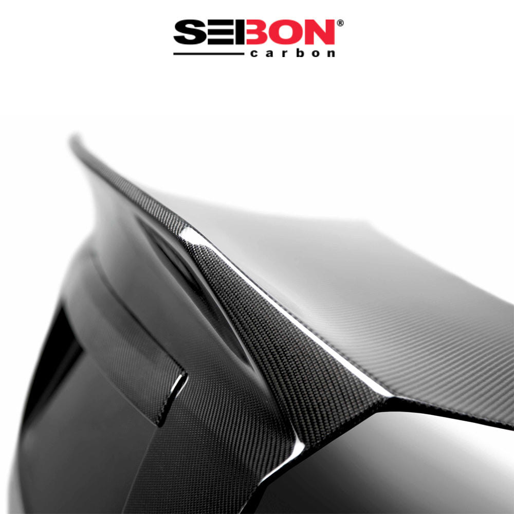 2008-2014年式 スバル WRX 用 セイボンカーボン カーボンファイバー Cスタイル トランクカバー Seibon Carbon C-Style Carbon Fiber Trunk Lid For 2008-2014 Subaru WRX/STi 4DR (送料無料)