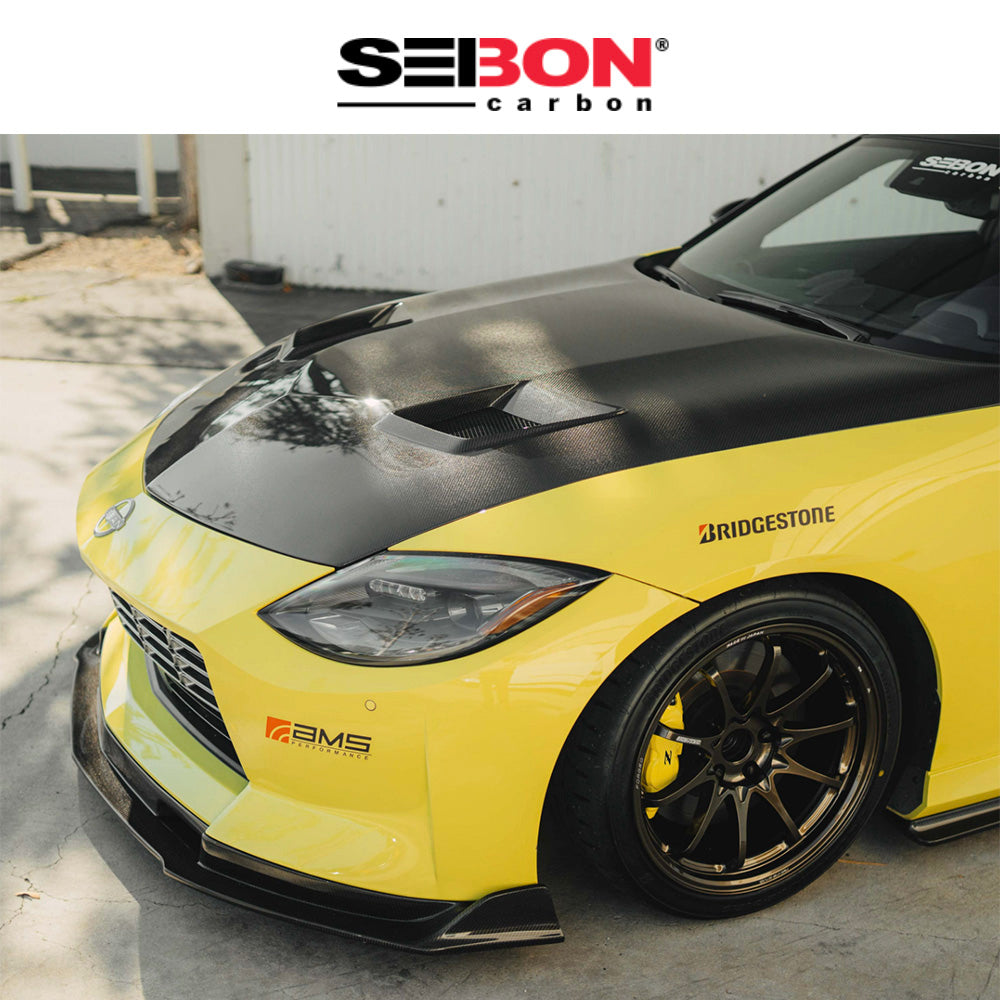 2023-2025年式 日産 フェアレディ Z用 セイボンカーボン カーボンファイバー GTスタイル ボンネット Seibon Carbon GT-Style Carbon Fiber Hood For 2023-2025 Nissan Z (送料無料)