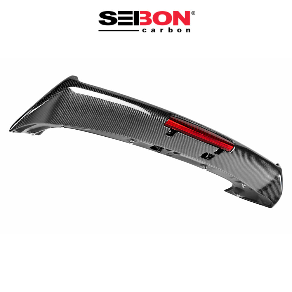 2008-2014年式 スバル WRX 用 セイボンカーボン カーボンファイバー STIスタイル リアスポイラー Seibon Carbon STI-Style Carbon Fiber Rear Spoiler For 2008-2014 Subaru WRX / Sti Hatchback - With LED Brake Light (送料無料)