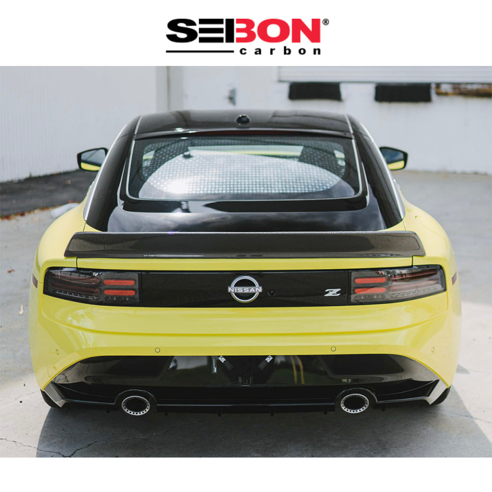 2023-2025年式 日産 フェアレディ Z用 セイボンカーボン カーボンファイバー DAスタイル リアスポイラー Seibon Carbon DA-Style Carbon Fiber Rear Spoiler For 2023-2025 Nissan Z (送料無料)
