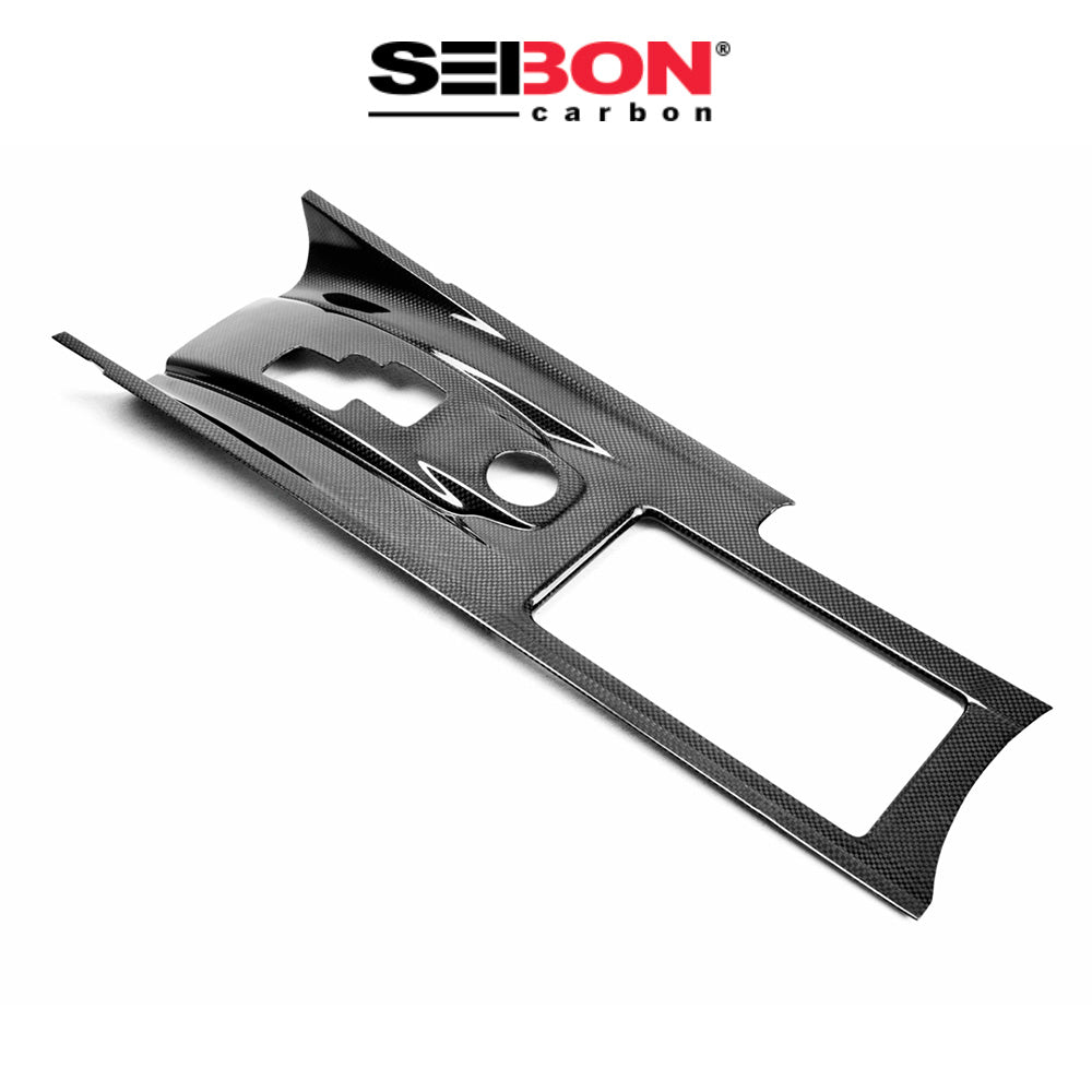 2009-2016年式 日産 GT-R 3.8用 セイボンカーボン カーボンファイバー センターコンソール シフター ベゼル Seibon Carbon Carbon Fiber Center Shifter Bezel For 2009-2016 Nissan GT-R (送料無料)