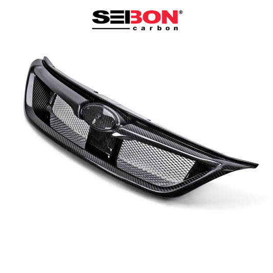 2011-2014年式 スバル WRX S4用 セイボンカーボン カーボンファイバー STIスタイル フロントグリル Seibon Carbon STI-Style Carbon Fiber Front Grille For 2011-2014 Subaru WRX STi (消費税、送料込み)