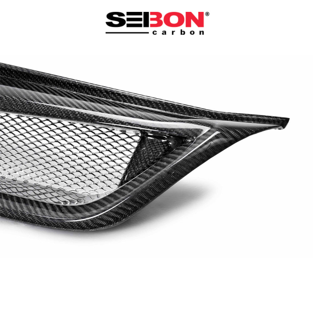 2011-2014年式 スバル WRX 用 セイボンカーボン カーボンファイバー STIスタイル フロントグリル Seibon Carbon STI-Style Carbon Fiber Front Grille For 2011-2014 Subaru WRX STi (送料無料)