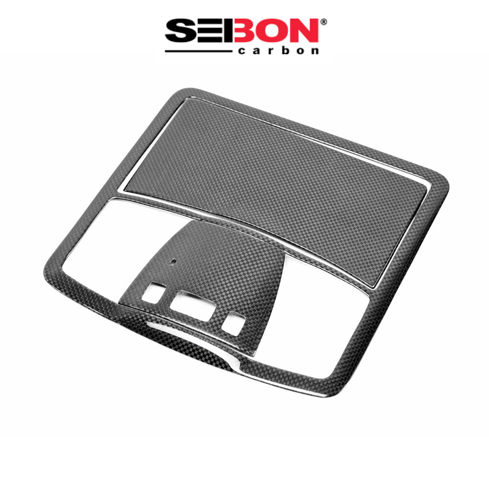 2009-2016年式 日産 GT-R 3.8用 セイボンカーボン カーボンファイバー マップライト周辺トリム３ピースセット Seibon Carbon Carbon Fiber Map Light Surround Trim For 2009-2016 Nissan GT-R - 3 Pcs (送料無料)