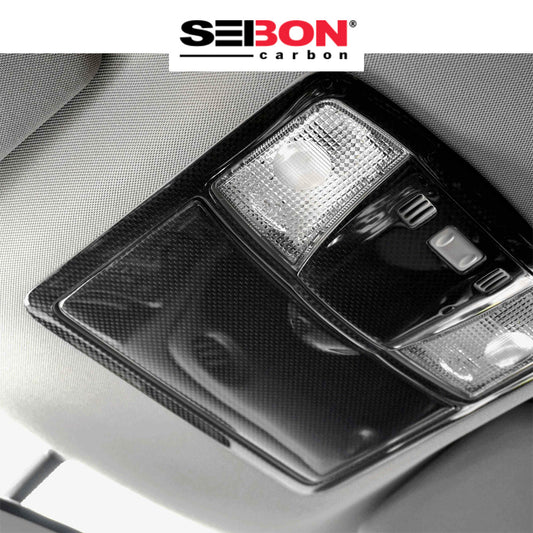 2009-2016年式 日産 GT-R 3.8用 セイボンカーボン カーボンファイバー マップライト周辺トリム３ピースセット Seibon Carbon Carbon Fiber Map Light Surround Trim For 2009-2016 Nissan GT-R - 3 Pcs (送料無料)