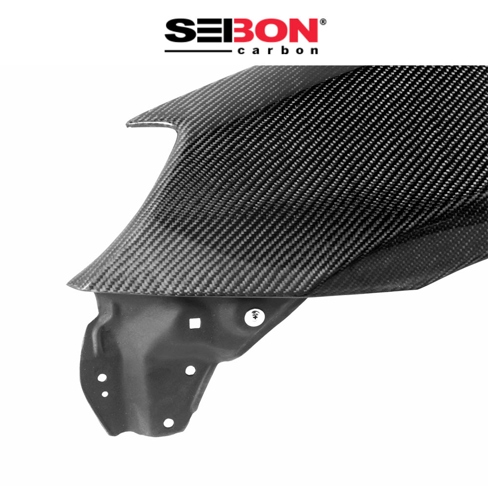 2013-2020年式 トヨタ８６ 用 セイボンカーボン カーボンファイバー フェンダー(純正より10mm 幅広い) Seibon Carbon Carbon Fiber Fenders For 2013-2020 Scion FRS / Toyota 86 / Subaru BRZ (10mm Wider) (送料無料)