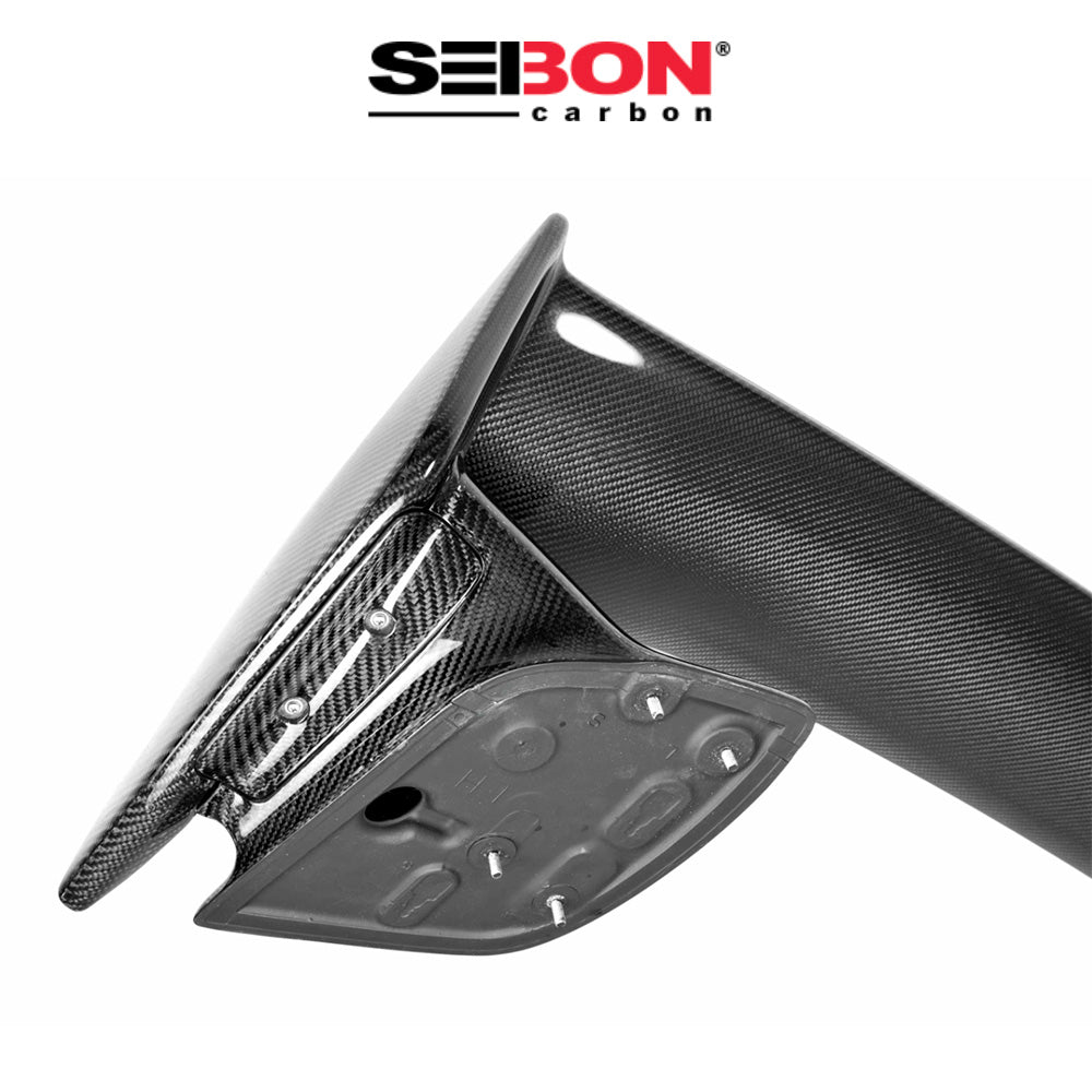 2008-2014年式 スバル WRX 用 セイボンカーボン カーボンファイバー STIスタイル リアスポイラー Seibon Carbon STI-Style Carbon Fiber Rear Spoiler For 2008-2014 Subaru 4DR (送料無料)