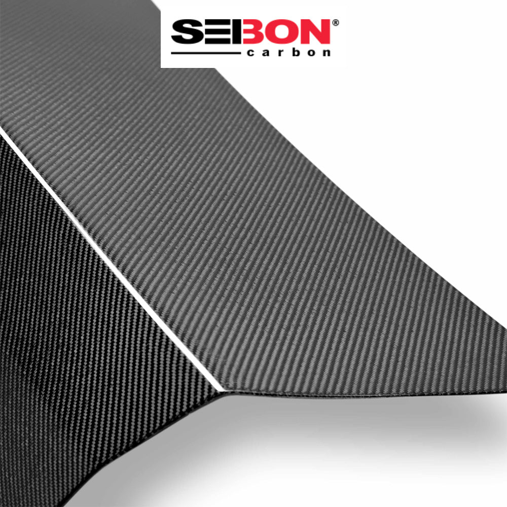2008-2014年式 スバル WRX 用 セイボンカーボン カーボンファイバー OEMスタイル トランクカバー Seibon Carbon OEM-Style Carbon Fiber Trunk Lid For 2008-2014 Subaru WRX/STi 4DR (送料無料)