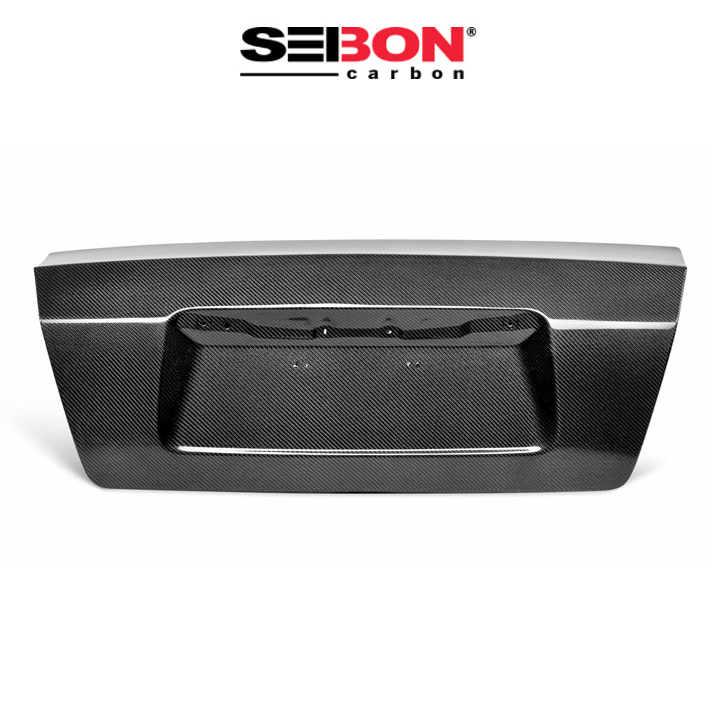 2008-2014年式 スバル WRX 用 セイボンカーボン カーボンファイバー OEMスタイル トランクカバー Seibon Carbon OEM-Style Carbon Fiber Trunk Lid For 2008-2014 Subaru WRX/STi 4DR (送料無料)