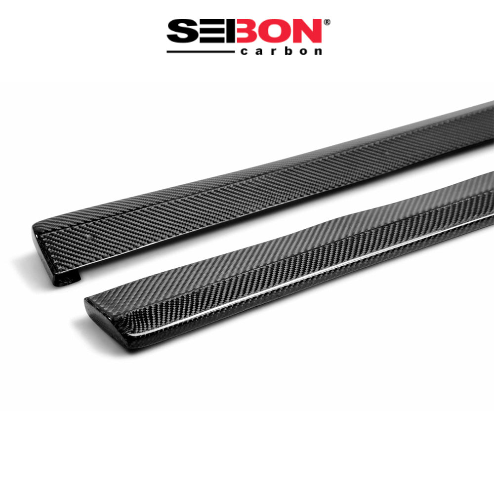 2008-2014年式 スバル WRX 用 セイボンカーボン カーボンファイバー CSスタイル サイドスカートセット Seibon Carbon CS-Style Carbon Fiber Side Skirts For 2008-2014 Subaru STi / 2011-2014 WRX (送料無料)