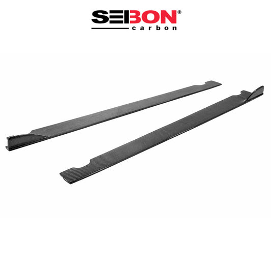 2013-2020年式 スバル BRZ 2.4 用 セイボンカーボン カーボンファイバー TAスタイル サイドスカートセット Seibon Carbon TA-Style Carbon Fiber Side Skirts For 2013-2020 Scion FRS / Toyota 86 / Subaru BRZ (送料無料)