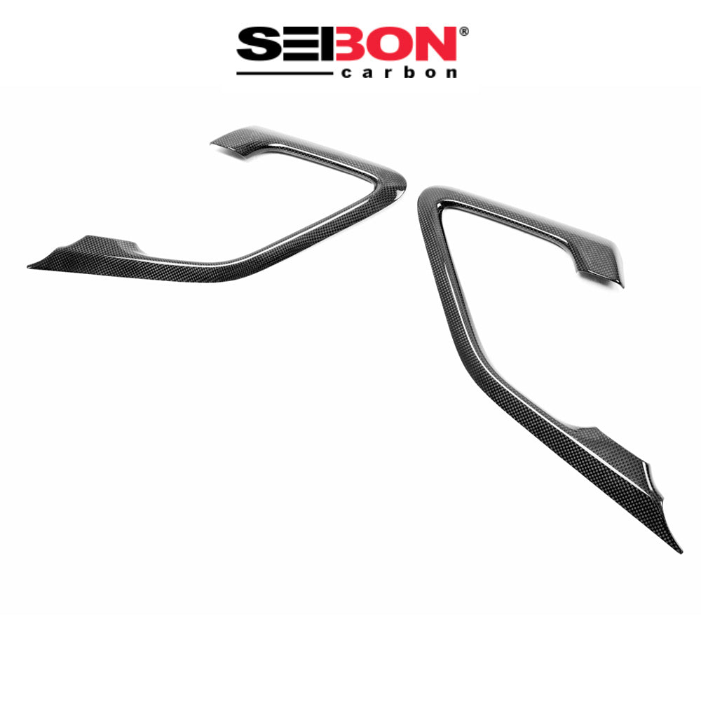 2009-2016年式 日産 GT-R用 セイボンカーボン カーボンファイバー 内装ドアトリム１２ピースセット Seibon Carbon Carbon Fiber Interior Door Trim Set For 2009-2016 Nissan GT-R - 12 Pcs *Set Includes: Door Handle Cover (2), Window Switch Panel Cover (6), Door Lever Surround (4) (送料無料)