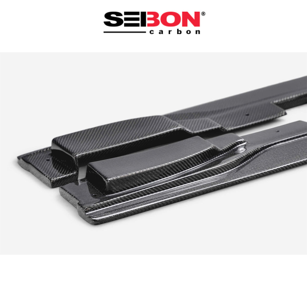 2022-2025年式 トヨタ ＧＲ８６用 セイボンカーボン カーボンファイバー MBスタイル サイドスカートセット Seibon Carbon MB-Style Carbon Fiber Side Skirts For 2022-2025 Toyota GR86 / Subaru BRZ (送料無料)