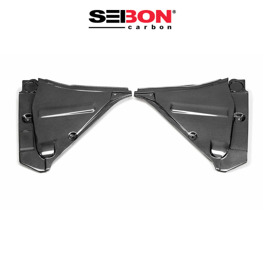 2009-2024年式 日産 GT-R用 セイボンカーボン カーボンファイバー クーリングパネル３ピースセット Seibon Carbon Carbon Fiber Cooling Panel Set For 2009-2024 Nissan GT-R - 3 Pcs (送料無料)
